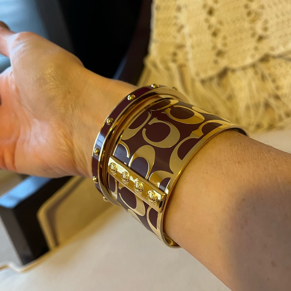 Coach bangle bracelets